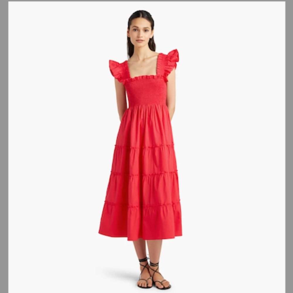 Hill House Home Ellie Nap dress XS in Red